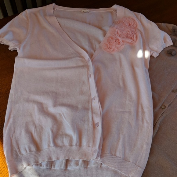 2 j crew short sleeve sweaters sz M - Picture 4 of 8